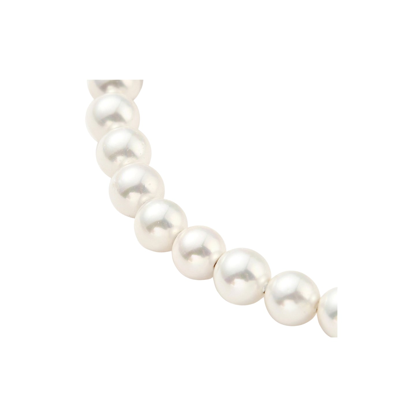 Pulsera Ajustable de Brass con Perlas y Cadena Snake, Bañada en Oro 18K