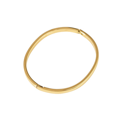 Pulsera Cuff de Stainless Steel, Dorada