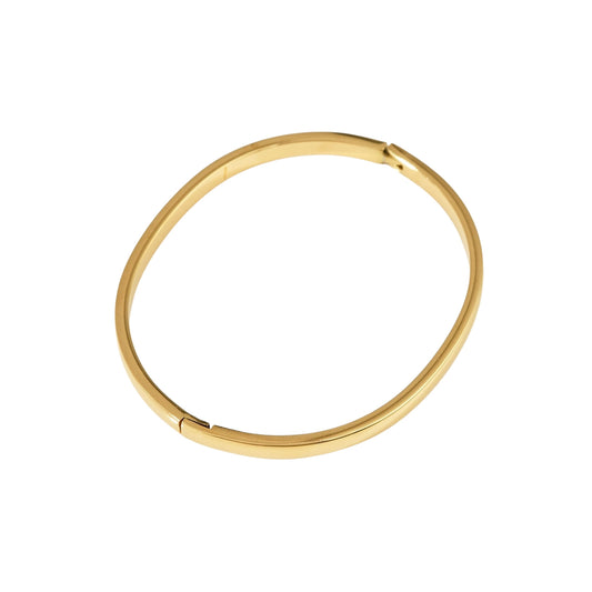 Pulsera Cuff de Stainless Steel, Dorada