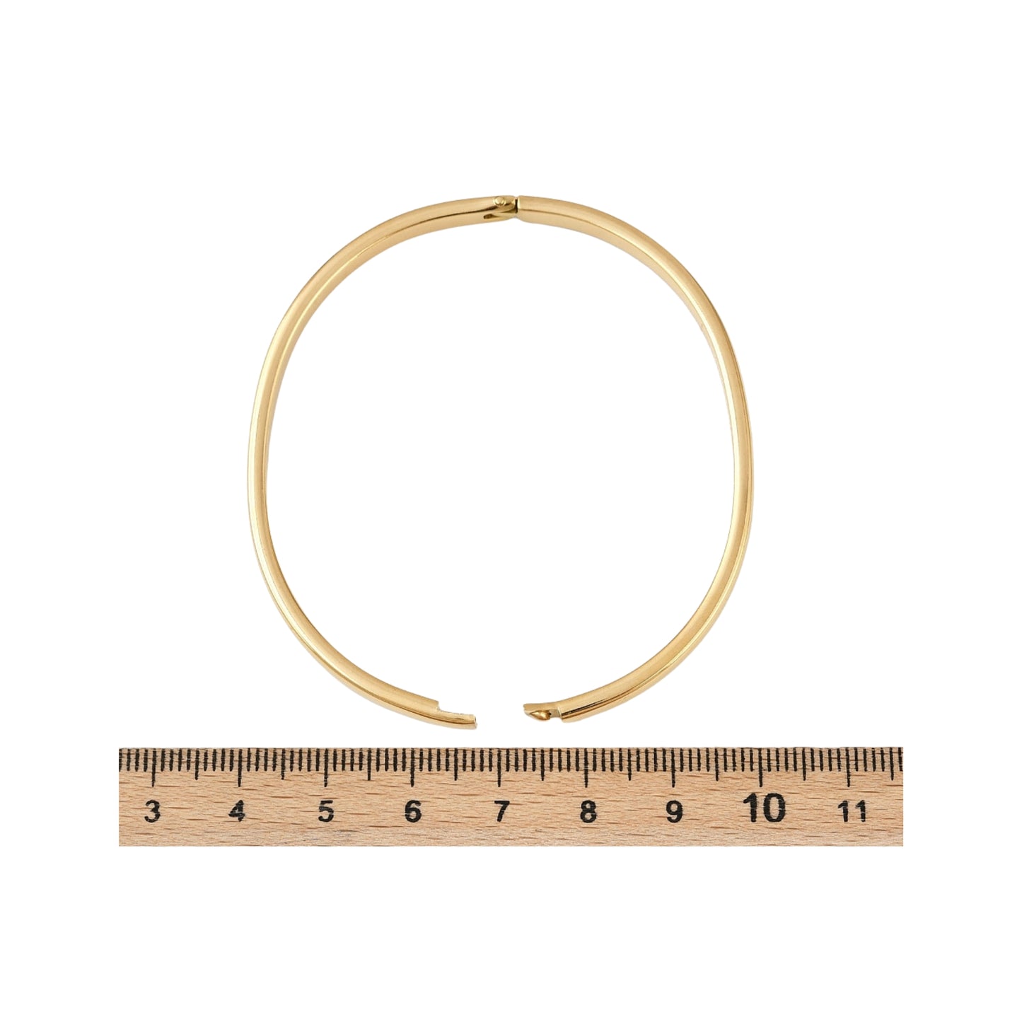 Pulsera Cuff de Stainless Steel, Dorada
