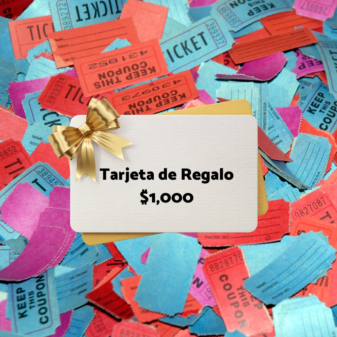 $5 por una gift card de $1,000